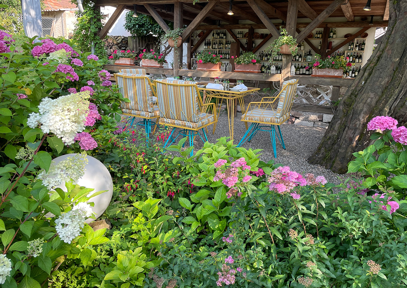 Terrasse-Garten