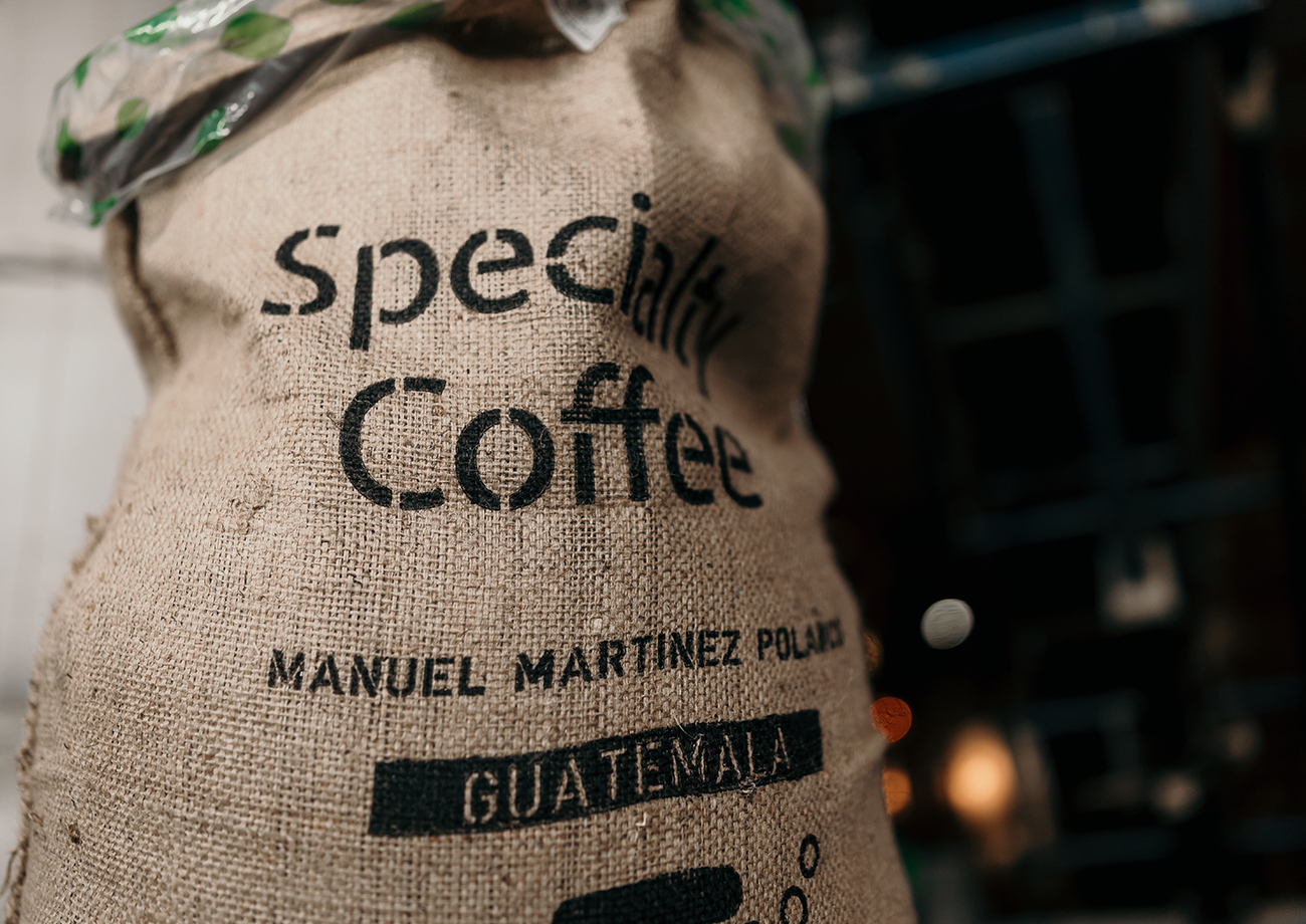 Kaffeesack mit Specialty Coffee